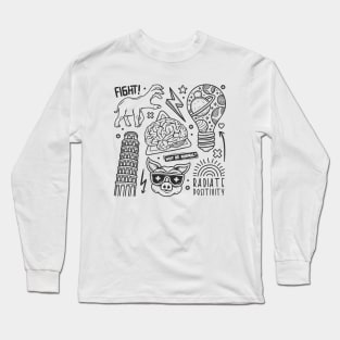 Overthinking Abstract Long Sleeve T-Shirt